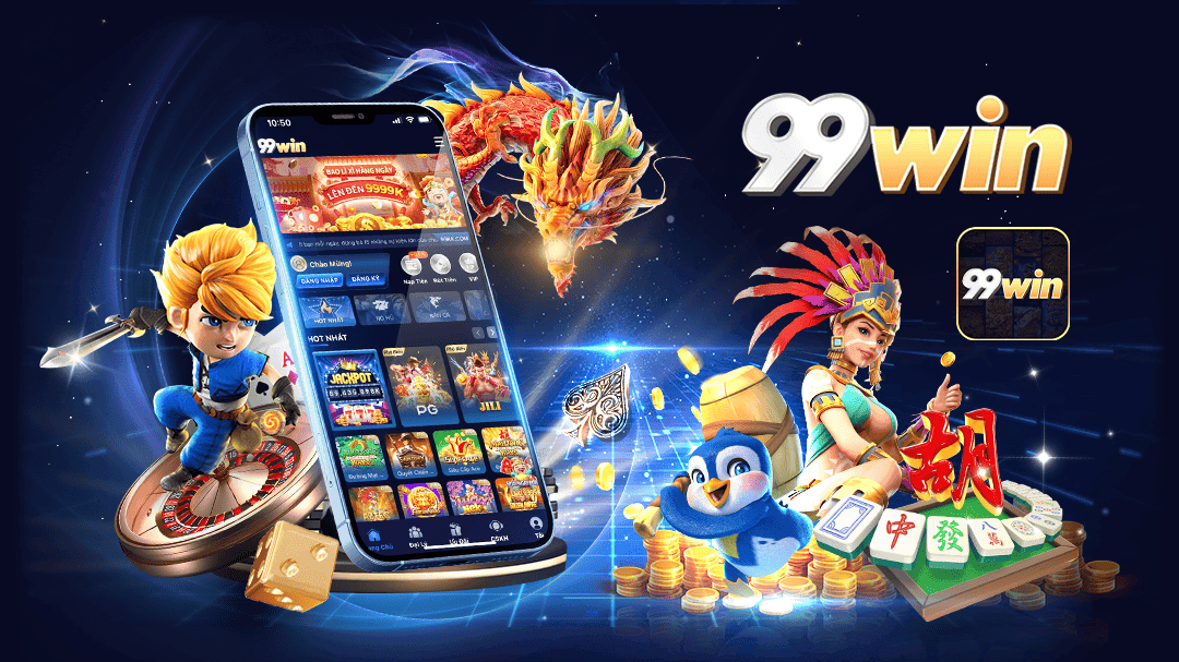 Giao diện giải trí 99WIN trên di động